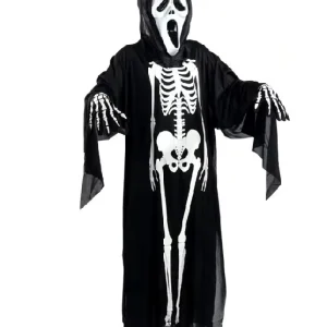 Halloween Human Skeleton Ghost Costume