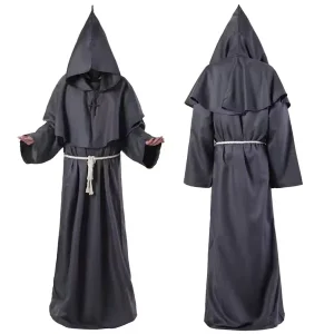 Halloween Medieval Priest Cosplay Costume Stage Performance Costume