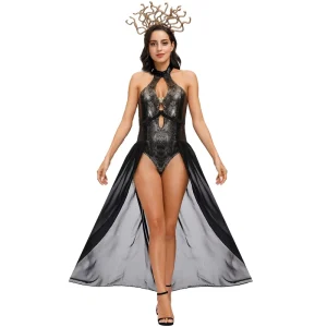 Halloween Party Ancient Greeks Gorgon Medusa Dress