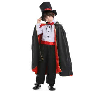 Halloween Party Cosplay Classical Gothic Vampire Costume for Boys
