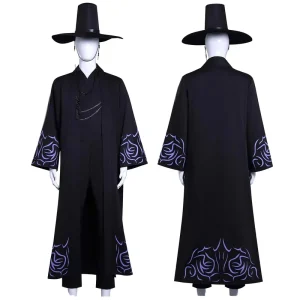 Halloween Party K-Pop Demon Hunters HUNTR/X Saja Boys Jinu Cosplay Costume Set AOKG-170