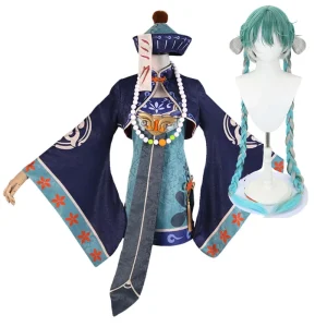 Halloween Party Little Zombie Chinese Vampire Cosplay Costume for Women IDOL-001