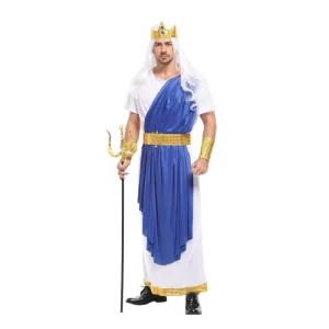 Halloween Poseidon Cosplay Costume for Men