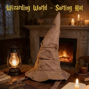 Halloween Retro Witch Hat Foldable Pointed Wizard Cosplay Hat For Party