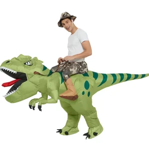 Halloween Riding Dinosaur Inflatable Costume Mascot