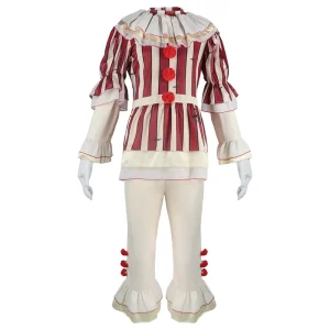 Halloween Scary Evil Clown Cosplay Costume