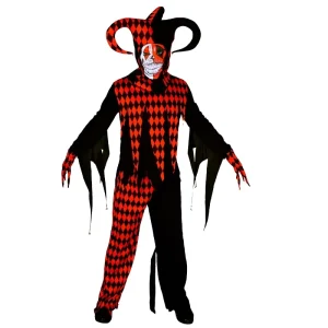 Halloween Scary Evil Clown Cosplay Costume for Men