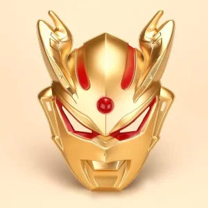 Halloween Show a Variety of Masks Children’s Theme Props With Gold Plated Plastic Costumes Mask