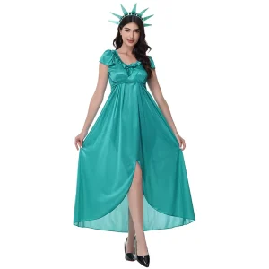 Halloween Statue of Liberty Costumes Adult and Children’s Mythology Themed Costumes Parent Child Costumes Cosplay