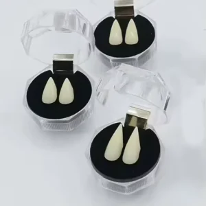 Halloween Vampire Fangs White False Teeth Cosplay Costume Accessory