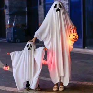 Halloween Witch Ghost Cloak Costume for Cosplay Parties