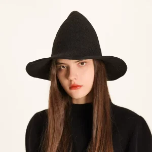 Halloween Wizard Witch Hat 100% Polyester Foldable Pointed Hat