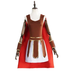 Halloween Women Ancient Greek Roman Warrior Solider Princess Cosplay Costume TRAD 011