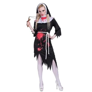 Halloween Zombie Sexy Nun Costume