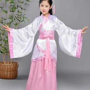 Hanfu Chinese Dance Costume, Traditional Chinese Clothing for Women’s Stage Performance