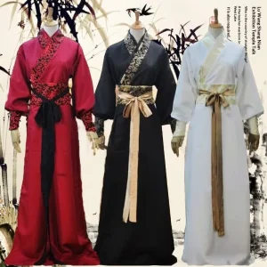 Hanfu Costume Song DynastyStyle Hanfu Set Unisex Made in China Cross Border for Europe and America