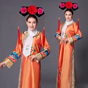 Hanfu Pleated Skirt with Large Sleeves Traditional Chinese Costume