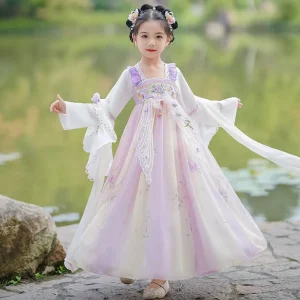 Hanfu Traditional Chinese Ancient Girls’ Christmas Party Fashion Trappings