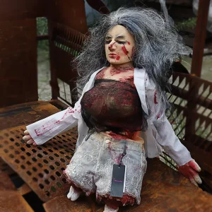 Headless Male Corpse Hanging Simulation Ghost Zombie Dry Corpse Props Halloween Haunted House Horror Themed Scene Setup