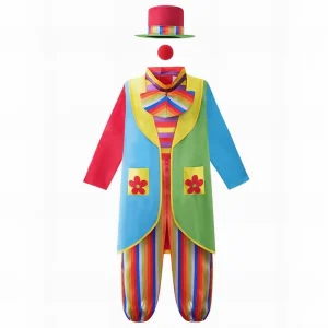 High Quality Adult Black White Art the Clown Costume ODM Holiday Kids Clown Performance Costume