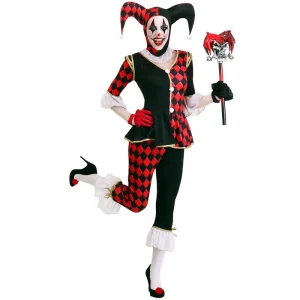 Horror Clown Costume Adult Halloween Circus Cosplay