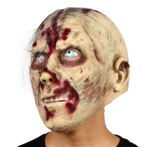 Horror Mask Halloween Fancy Dress Party Terror Children Zombie Cosplay Costume Props Scary Latex Full Face Funny Headgear
