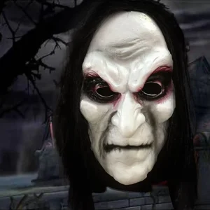 Horror Scary Wig Cosplay Mask for the Face Halloween Party Costume Mask Prop Masquerade Joker Latex Headgear Prom
