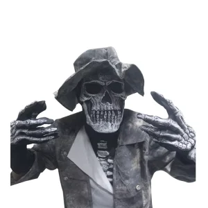 Horror Zombie Set with Scary Skeleton Demon Ghost Costume and Cosplay Props