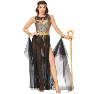 Hot Halloween Cosplay Costumes Ancient Greek Egyptian Pharaoh Costumes Sexy Ladies Carnival Dress