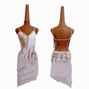 Hot Selling Costume Fringed Dress Ballroom Latin National Standard Stage Women Performance Dress