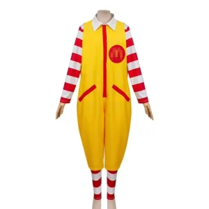 Hot Selling Halloween Parent Child Clown Costume Kids Adults Cosplay Welcome Greeter Stage Performance Dress up