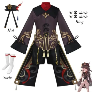 Hu Tao Women Halloween Cosplay Costume Uniform
