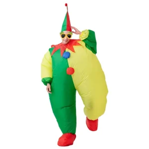 Inflatable Blow up Clown Costume Fancy Dress Airblown Inflatable Costume for Adult