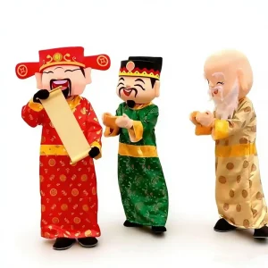 Inflatable Caishen Mascot Costume Fortune Wealth Character Parade Costume