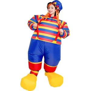 Inflatable Circus Clown Costume for Walking Performance Halloween Party