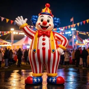 Inflatable Clown Costume for Holiday Parades and Circus Stage Performances