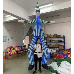 Inflatable Clown Puppet Walking Performance Costume with LED Lights