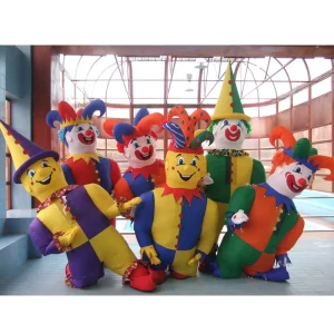 Inflatable Fat Clown Costume for Walking Performance Christmas Parade