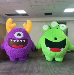Inflatable Single Eye Monster Mascot Costume 2m One eyed Monstrosity Adult Animal Kit Outfit for Stage Walking Carnival Costumes