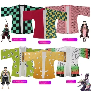Japanese Anime Character Cape Kimono Coat Cosplay Costume