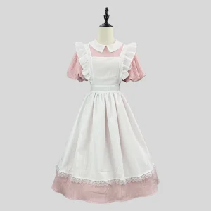 Japanese Style Classic Maid Costume Cosplay Performance Outfit for Cross Dressing