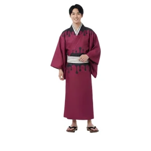Japanese Style Kimono Cosplay Set for Stage Performance