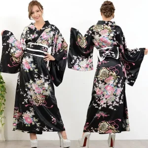 Japanese Traditional Women’s Formal Yukata Anime Performance Kimono