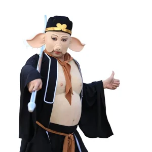 Journey to the West Leopard Bull Demon King Sun Wukong Pig Bajie Latex Masks Handmade Performance Props