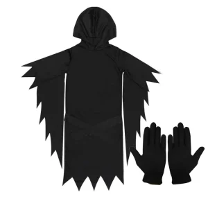 Kid Ghost Face Costume Full Set With Mask HORR 006