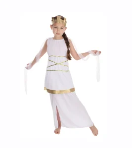 Kids Ancient Egyptian Roman Greek Toga Shawl Caesar Fancy Dress Costume