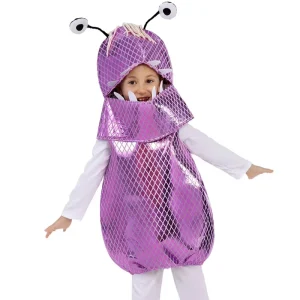 Kids Blue Cartoon Monster Costume