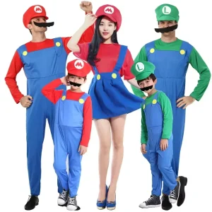 Kids Brother Character Halloween Cosplay Jumpsuit Costume