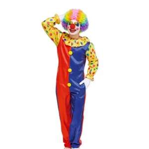 Kids’ Clown Costume for Halloween, Parties and Stage Performances
