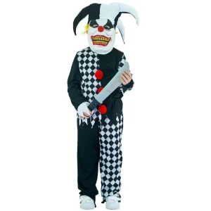 Kids’ Evil Clown Costume for Halloween Parties and Stage Performances